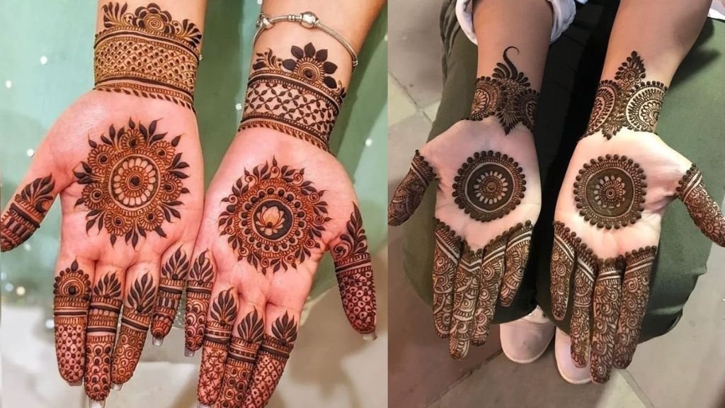 Arabic Mehndi Design Simple Front Hand