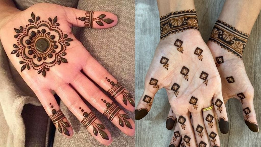 Arabic Mehndi Design Simple Front Hand