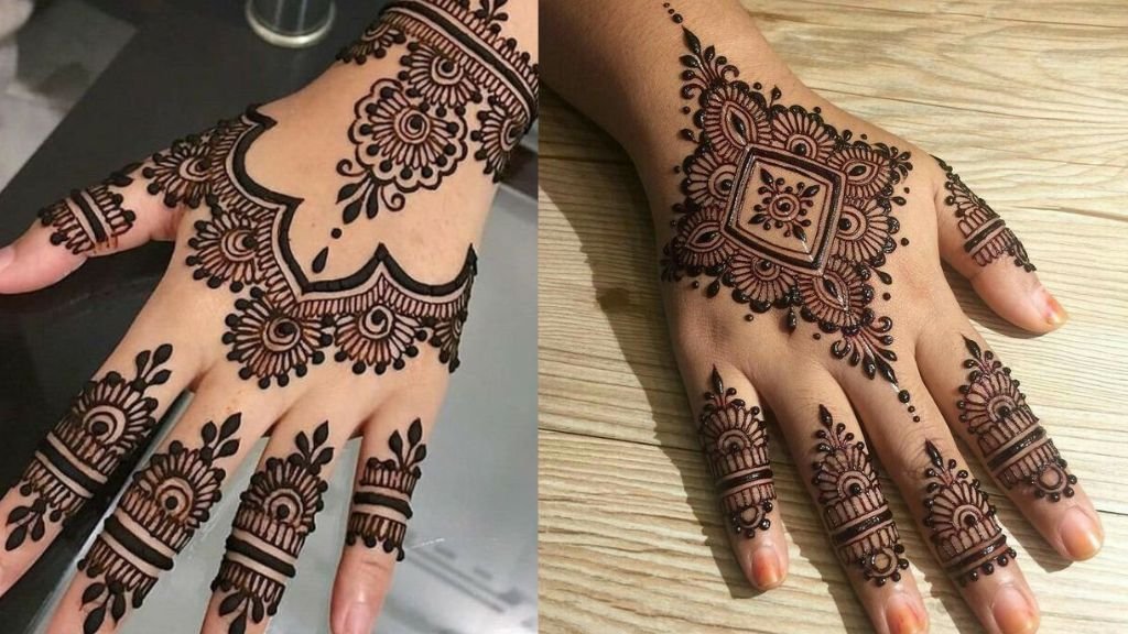 Easy Back Hand Mehndi Design