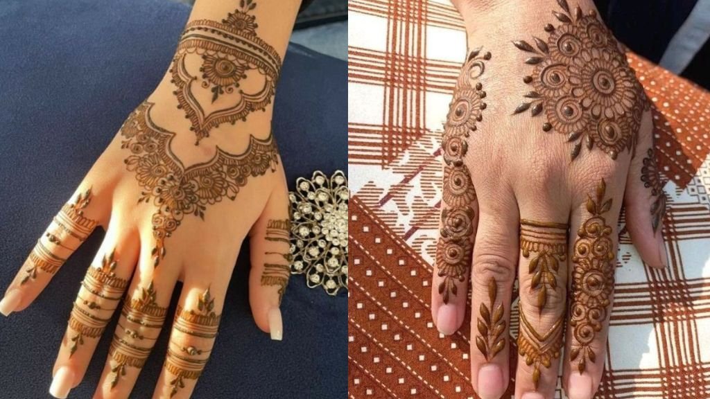 Easy Back Hand Mehndi Design