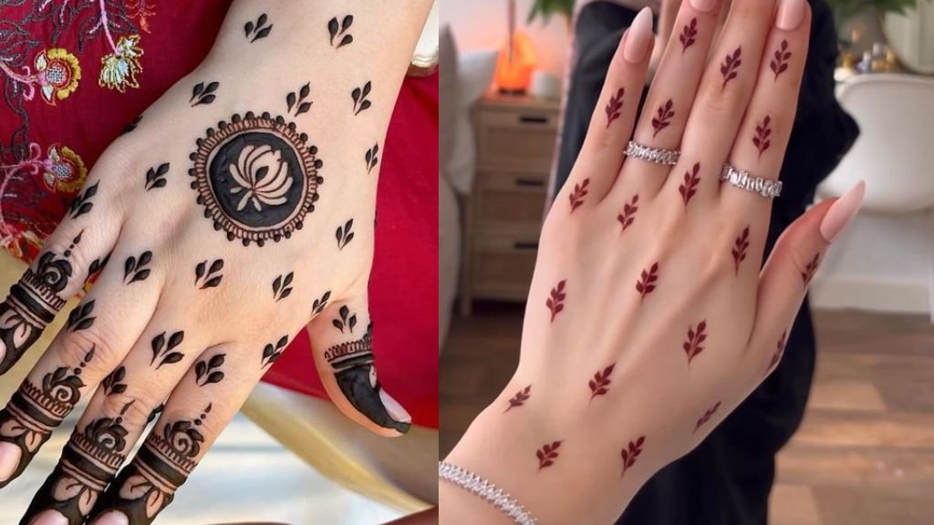 Easy Back Hand Mehndi Design