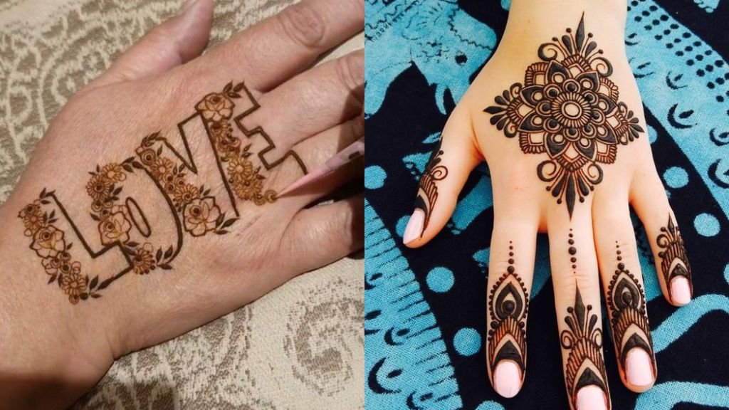 Easy Back Hand Mehndi Design