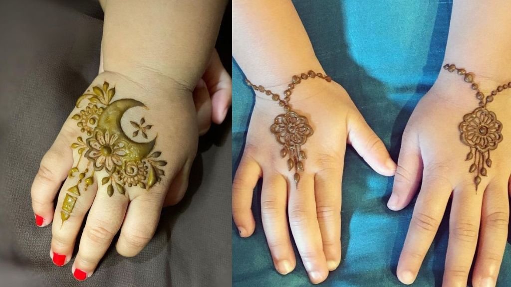 Chote Baccho ki Mehndi Design