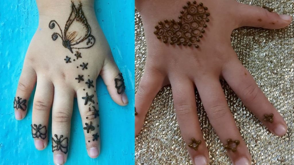 Chote Baccho ki Mehndi Design