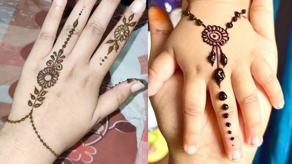 Chote Baccho ki Mehndi Design