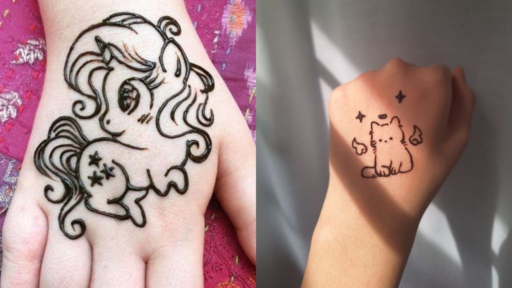 Chote Baccho ki Mehndi Design