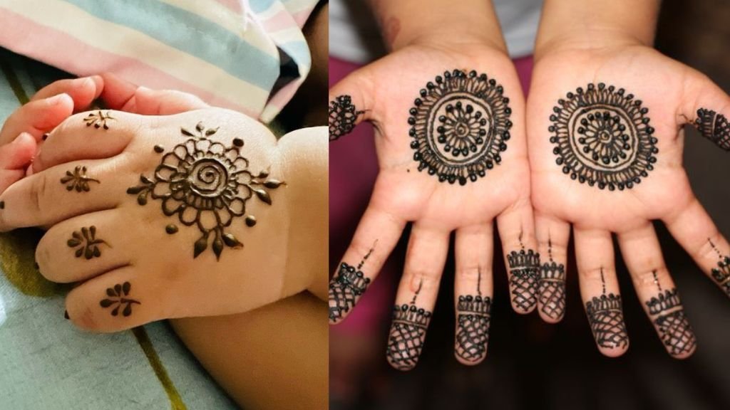Chote Baccho ki Mehndi Design