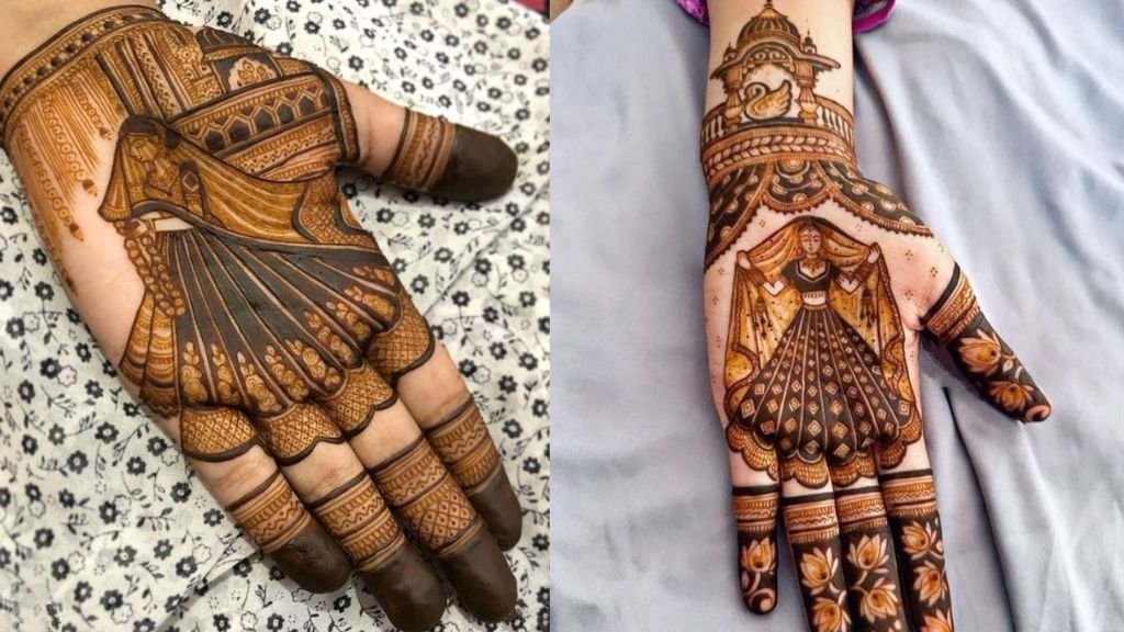 Dulha Dulhan Mehandi Design Photo
