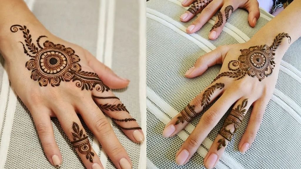 Back Side Mehndi Design New