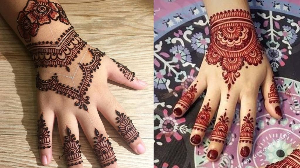 Pichhe ka Mehandi Design Simple