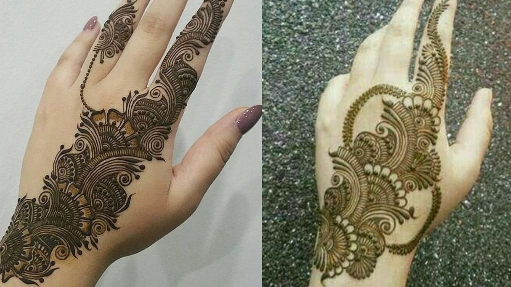 Pichhe ka Mehandi Design Simple