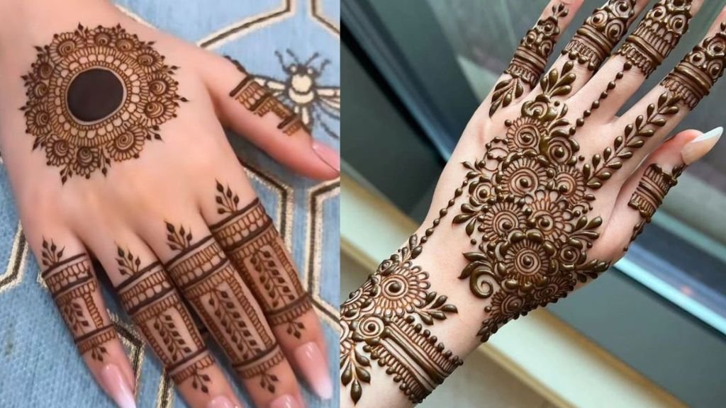 Pichhe ka Mehandi Design Simple