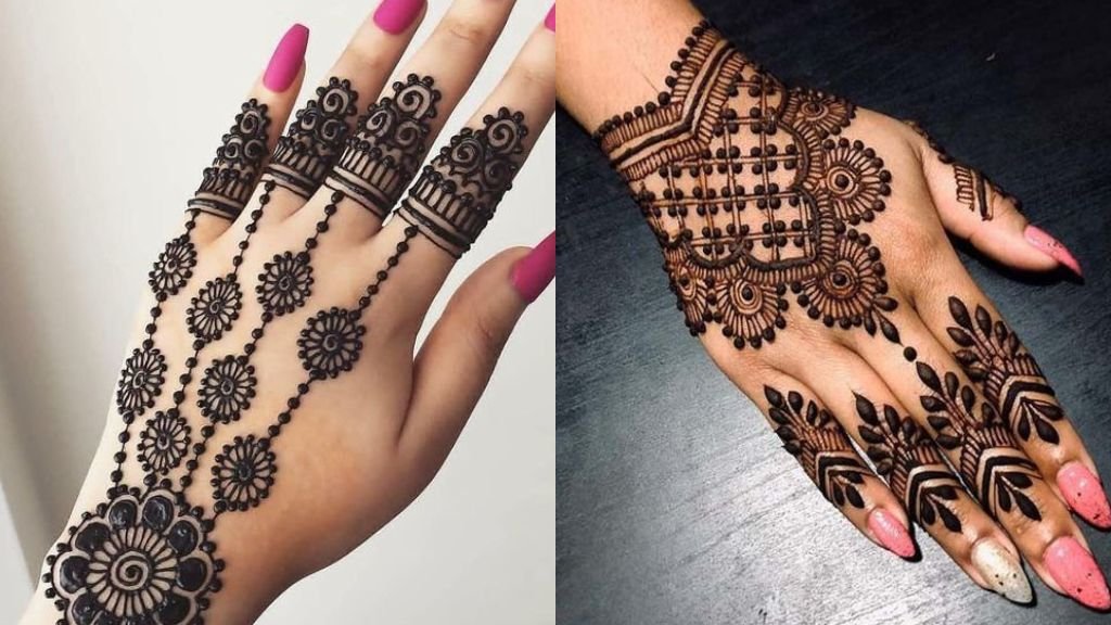 Pichhe ka Mehandi Design Simple
