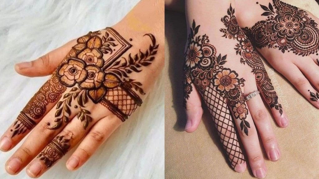 Pichhe ka Mehandi Design Simple
