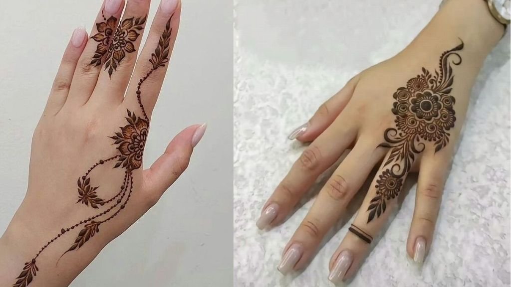 Pichhe ka Mehandi Design Simple