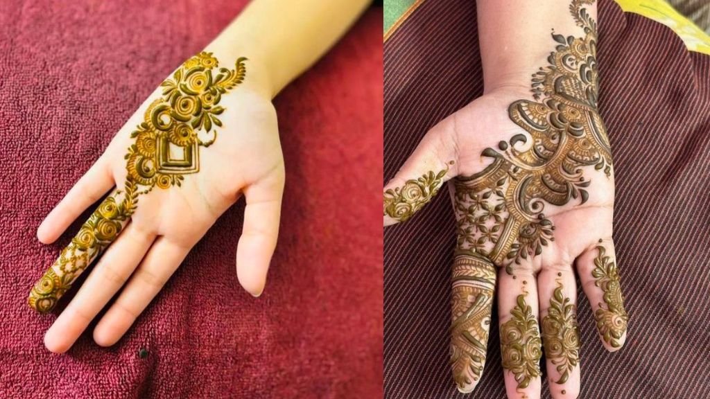 Arabic Mehandi Design for Front Hand