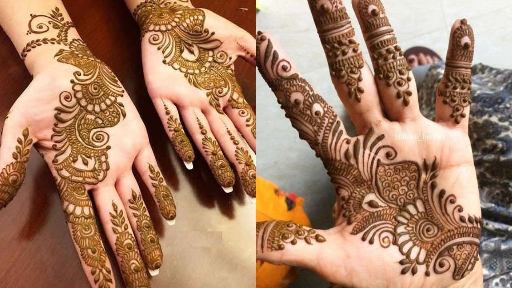 Arabic Mehandi Design for Front Hand