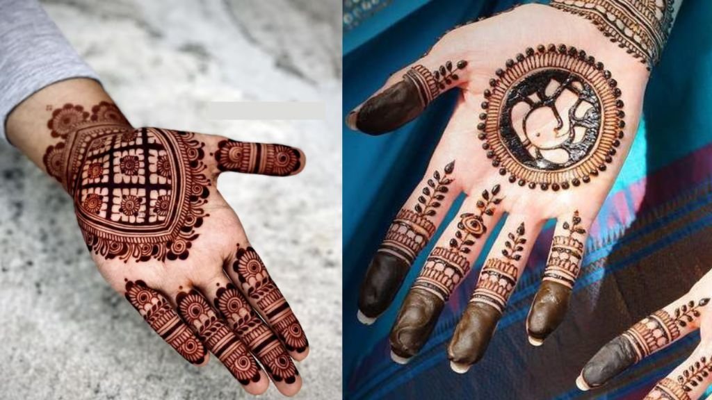 Simple Mehndi Design for Girls Front Hand