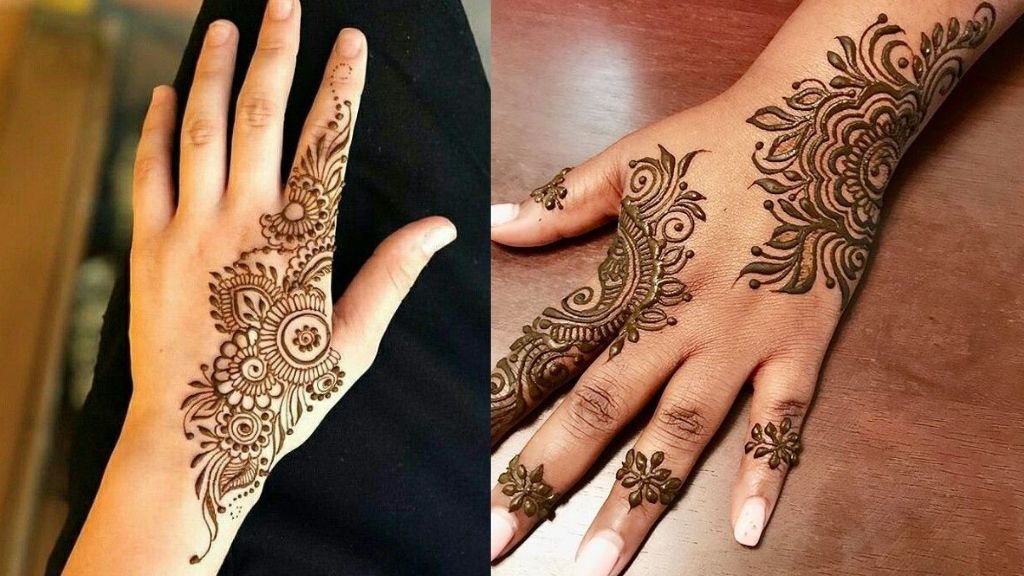 Simple Arabic Mehandi Design Photo