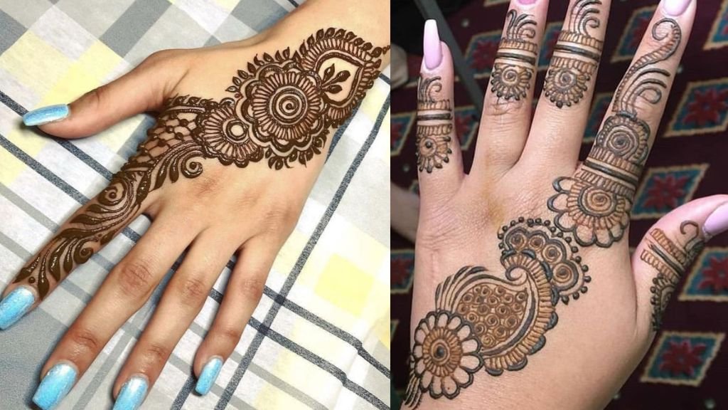 Simple Arabic Mehandi Design Photo