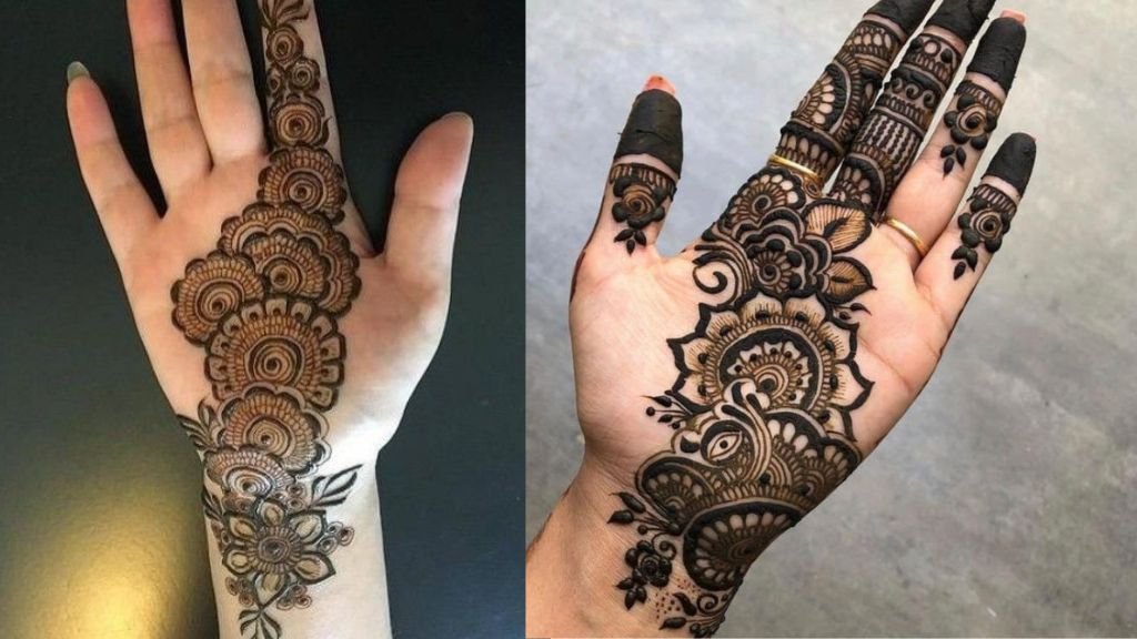 Simple Arabic Mehandi Design Photo