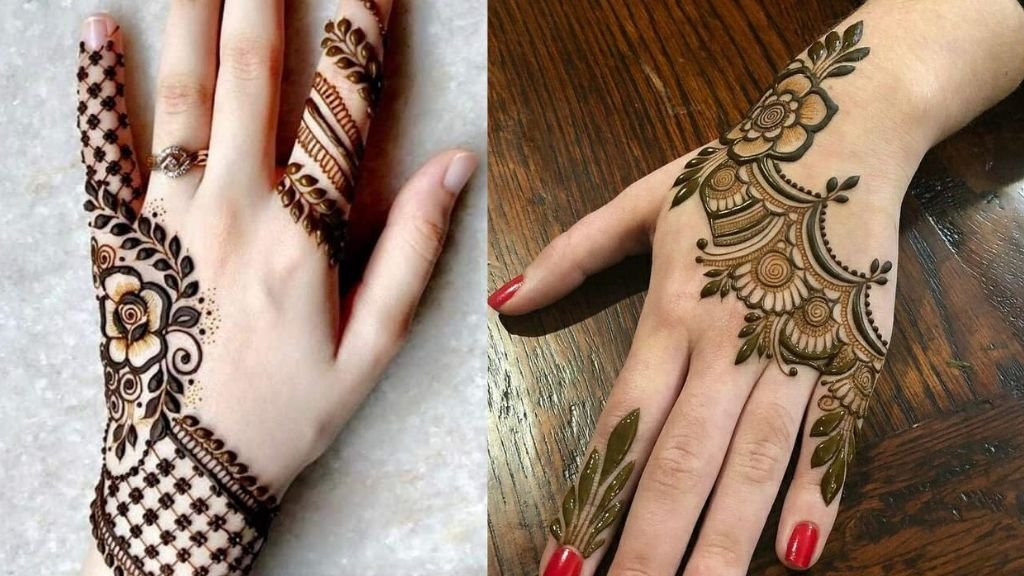 Simple Arabic Mehandi Design Photo