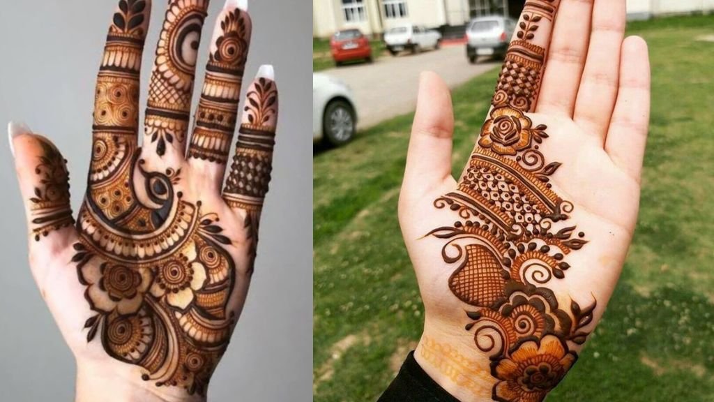 Simple Arabic Mehandi Design Photo