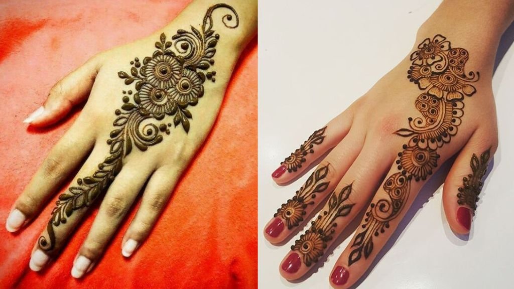 Simple Arabic Mehandi Design Photo