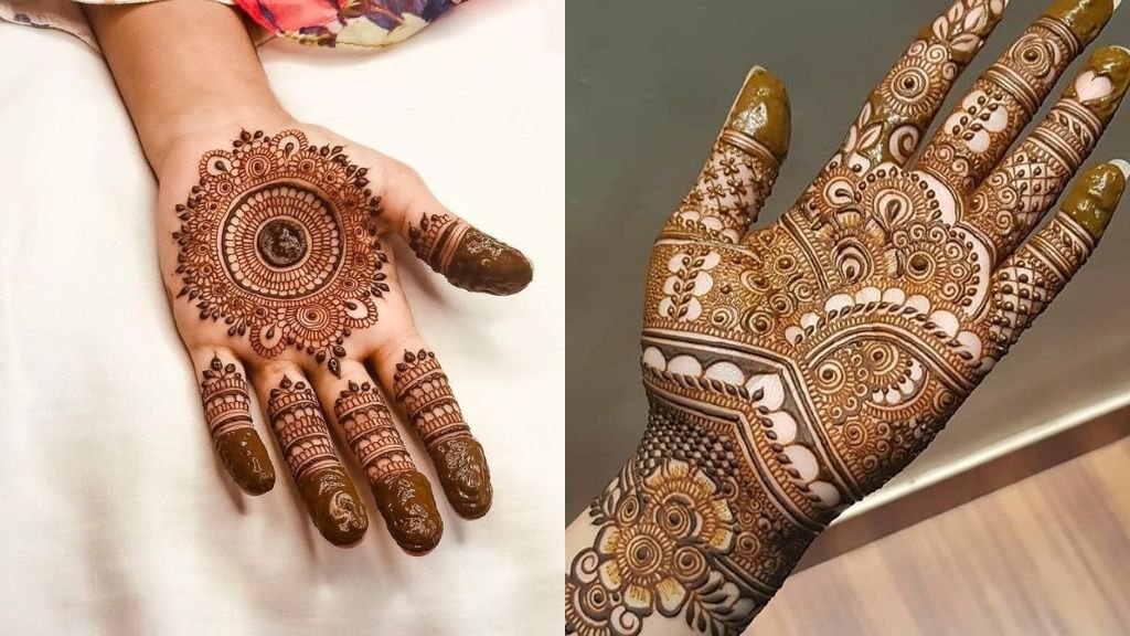 Sunder Mehandi Design Samne Hath