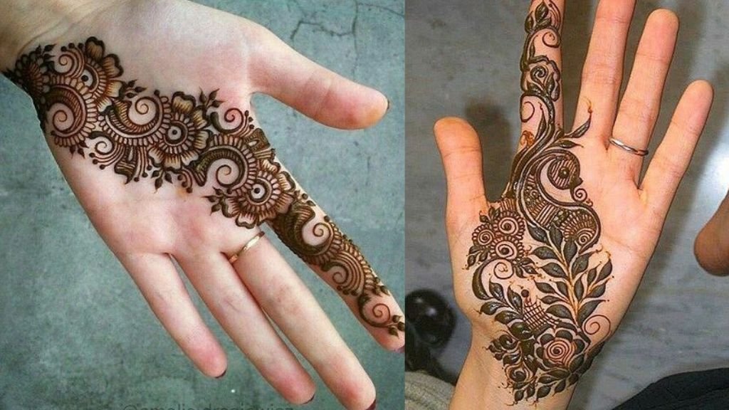 Sundar Mehandi Design Samne Hath