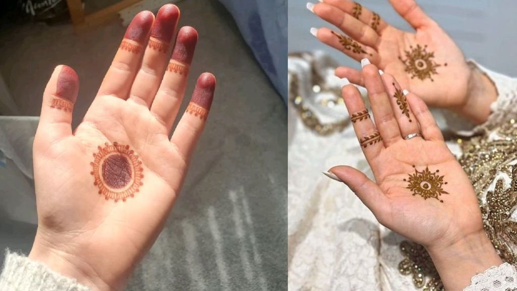 Sundar Mehandi Design Samne Hath