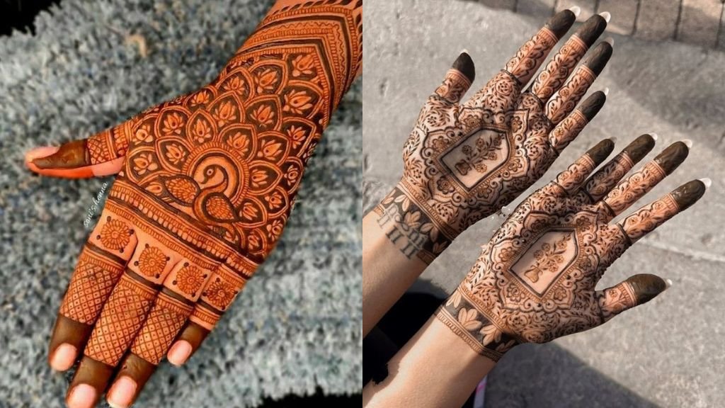 Hath Phool Wali Mehndi Design
