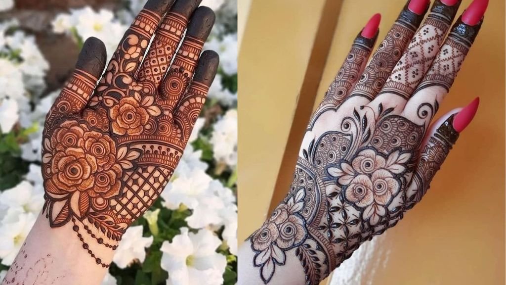 Hath Phool Wali Mehndi Design