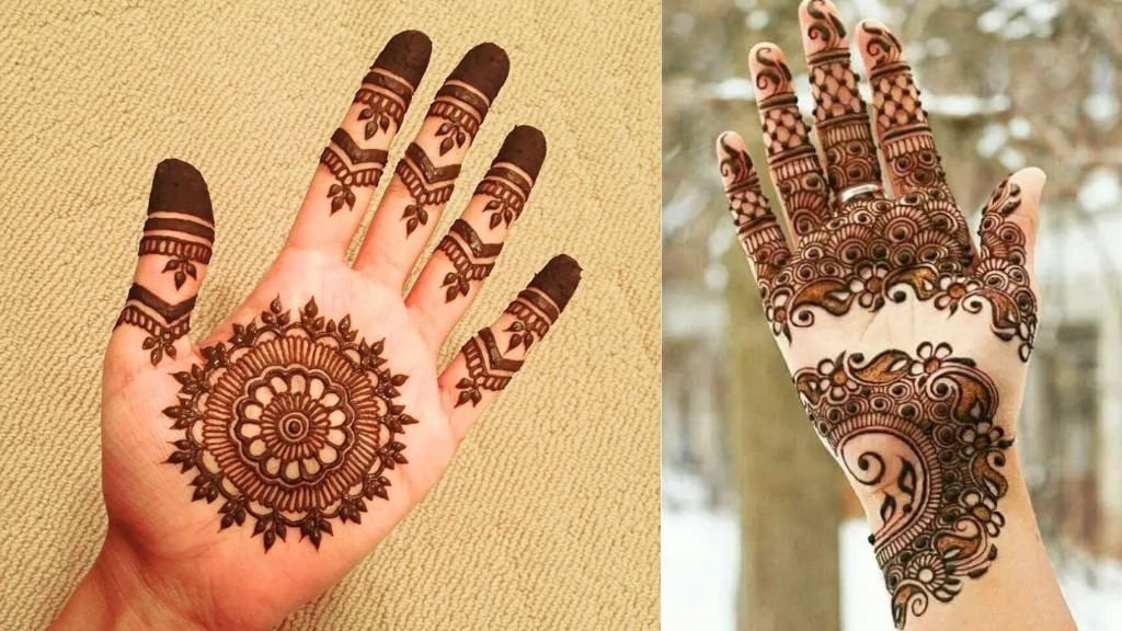 Front Hand Simple Mehndi Design