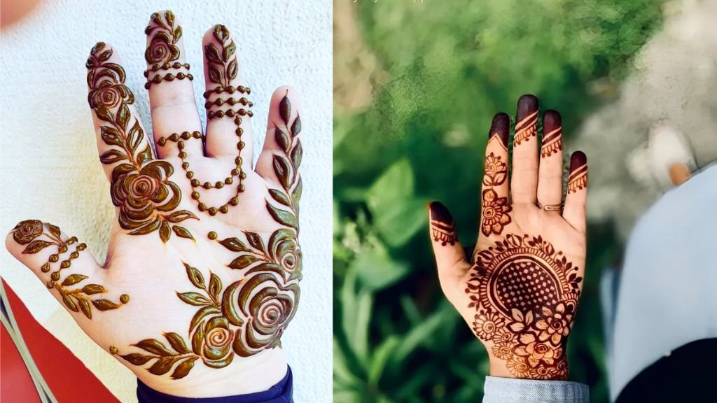 Front Hand Simple Mehndi Design
