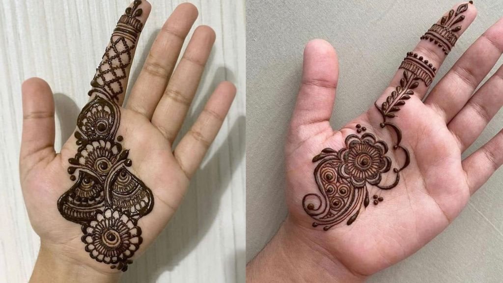 Simple Arabic Mehandi Design