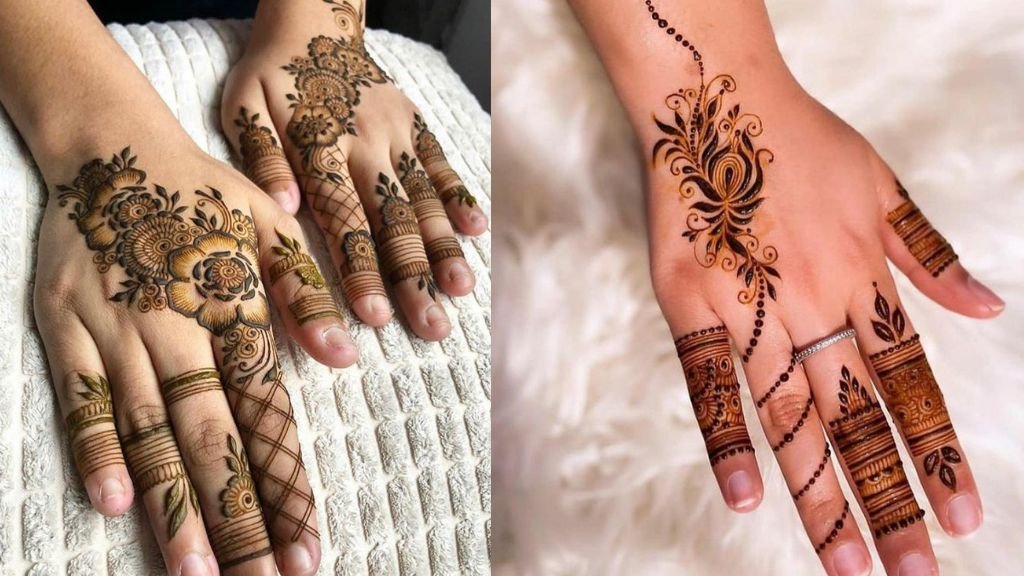 Simple Arabic Mehandi Design