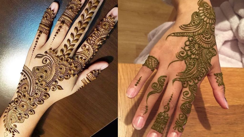 Simple Arabic Mehandi Design