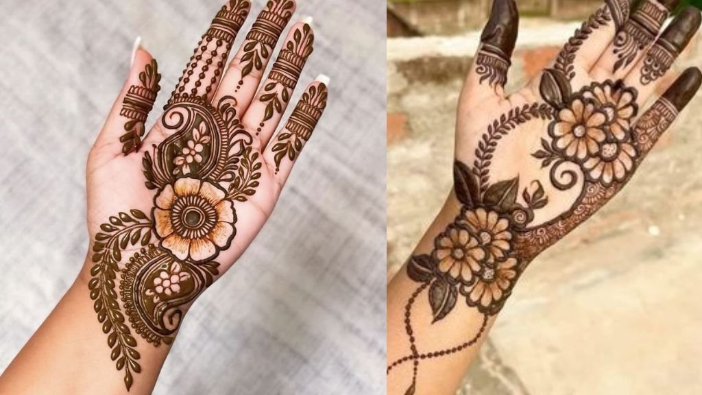 Simple Arabic Mehandi Design
