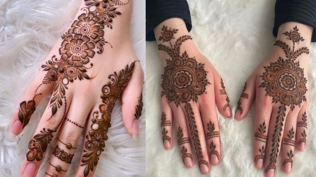 Simple Arabic Mehandi Design