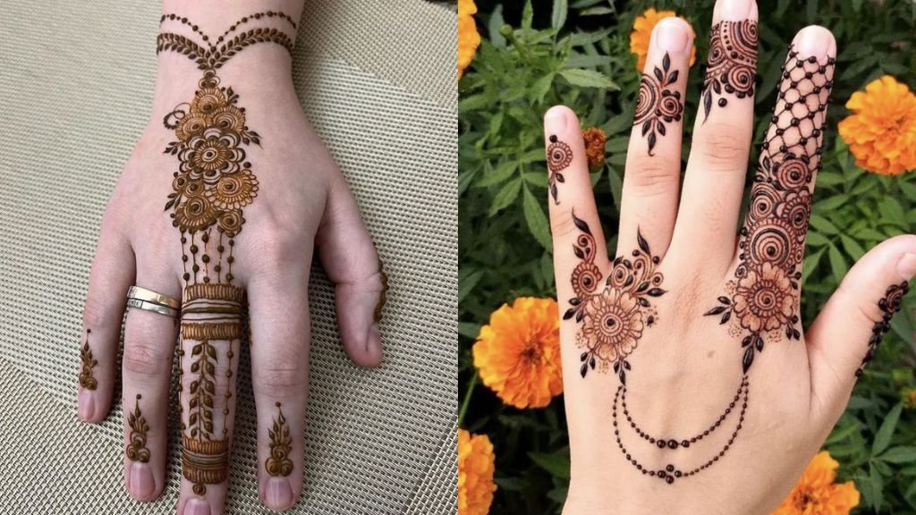 Simple Mehandi ke Design