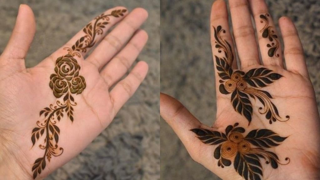 Simple Mehandi ke Design