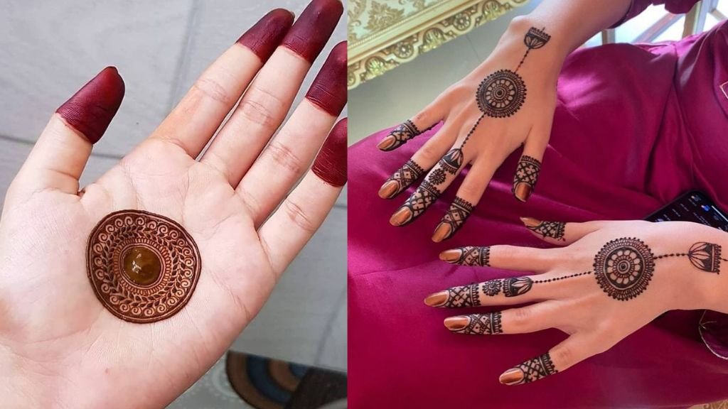 Round Mehndi Design