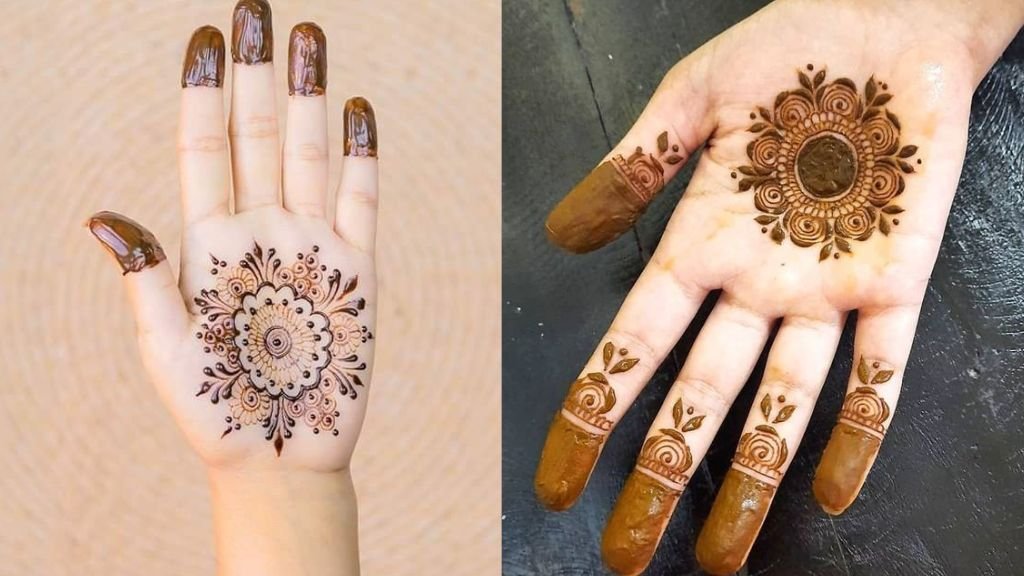 Gol Mehndi Design Photo