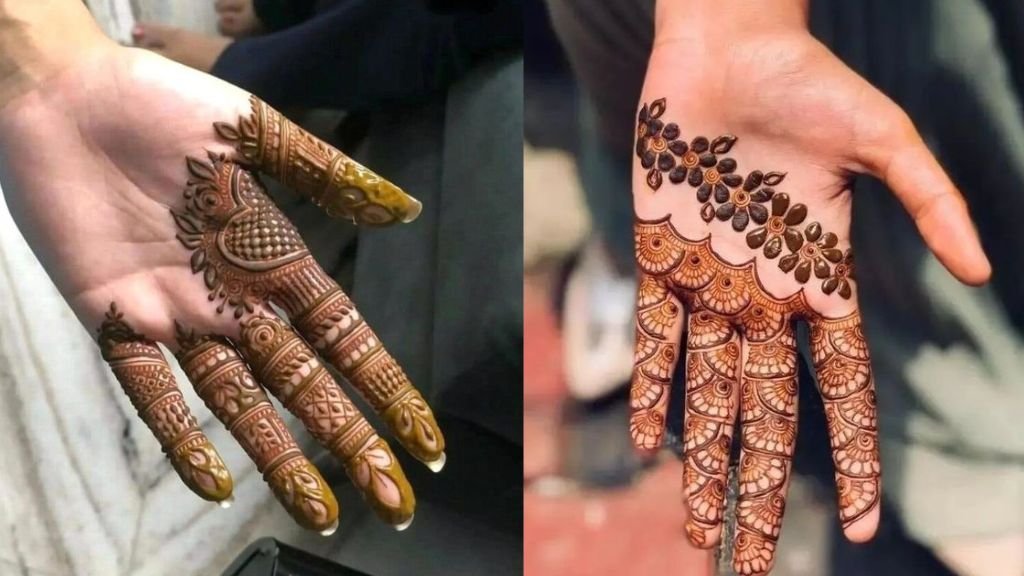 Mehndi Finger Design Front