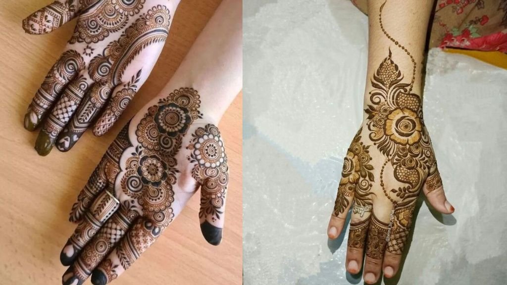 Barik Mehndi Design