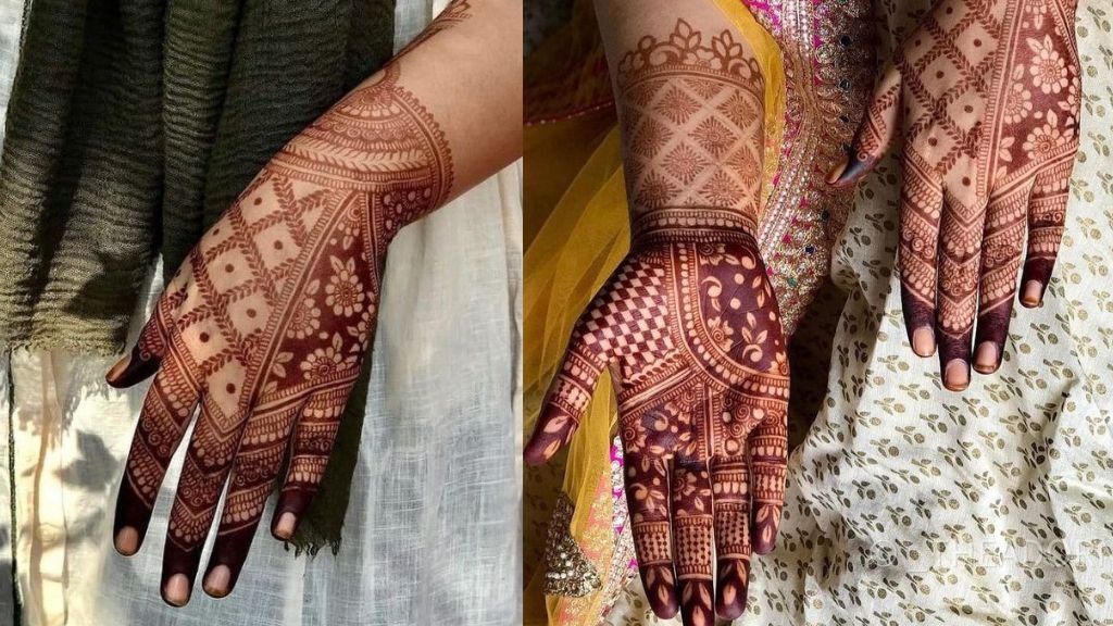 Barik Mehndi Design