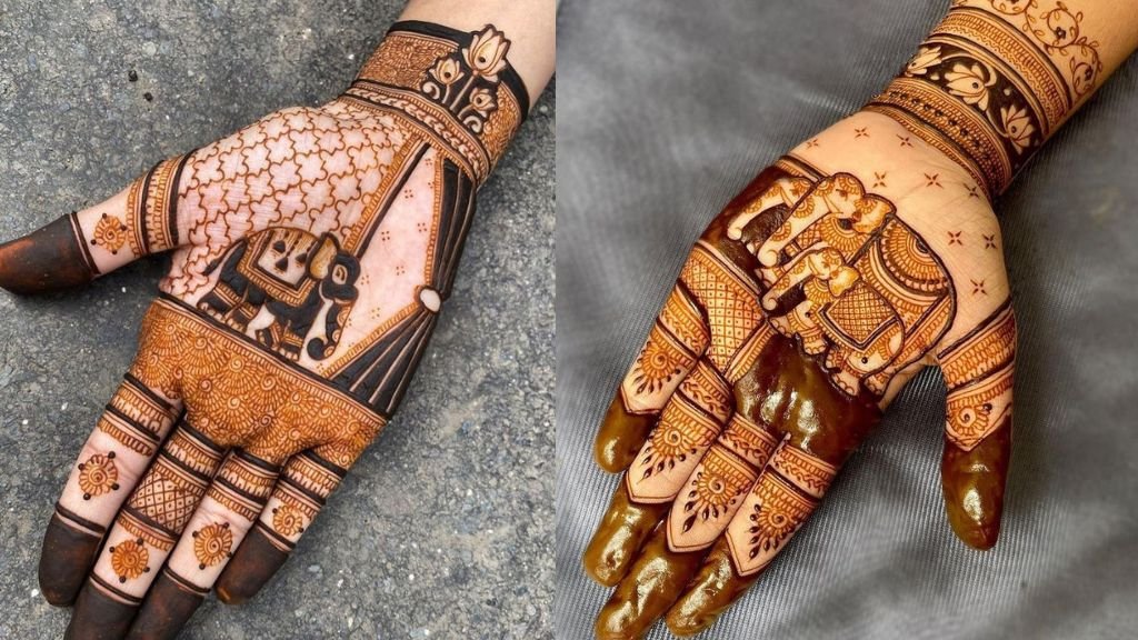Barik Mehndi Design