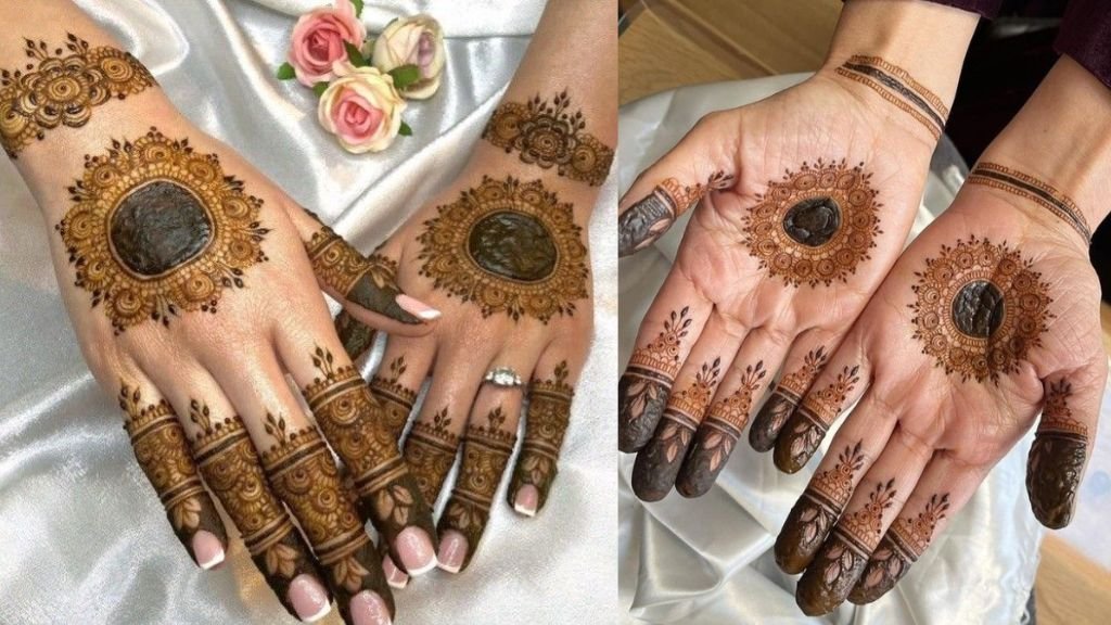 Beautiful Center Mehndi Design