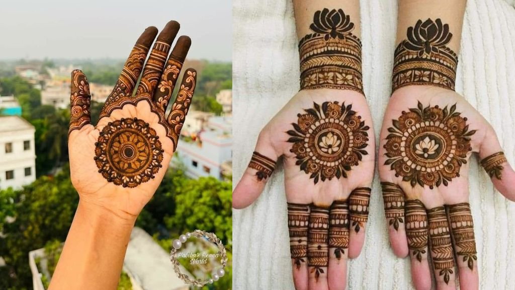 Beautiful Center Mehndi Design